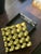 Black Black and Gold Sculptural Cigar Ashtray with Brass-Tone Finish For Sale - Image 8 of 13