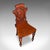 Antique Shield Back Hall Chair, Scottish, Walnut Reception Seat, Side, Victorian For Sale - Image 6 of 10