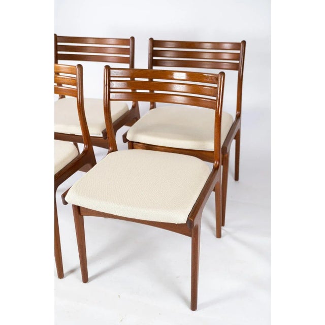 Danish Dining Chairs in Teak, 1960s, Set of 4 For Sale - Image 3 of 10