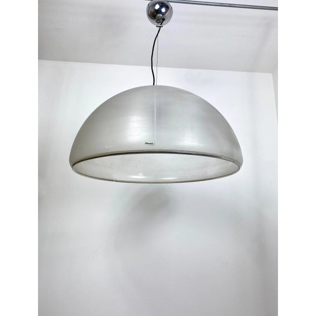 Guzzini Big Italian Pendant Lamp by Guzzini, 1970s For Sale - Image 4 of 10