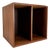 Mid Century Modern Paul Mayen for Habitat Modular Teak Lp Vinyl Record Storage Box For Sale