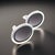 1990s Pair of Tiffany & Co Estate Mens Silver & Blue Enamel Cufflinks Silver For Sale - Image 4 of 10