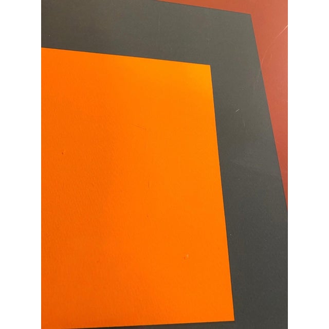 Late 20th Century Late 20th Century Josef Albers Art Print 28" Large Homage to the Square Mid-Century Modern Bauhaus For Sale - Image 5 of 8