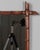 French French Faux Bamboo Cherry Wood Mirror 27.5" X 37" For Sale - Image 3 of 6
