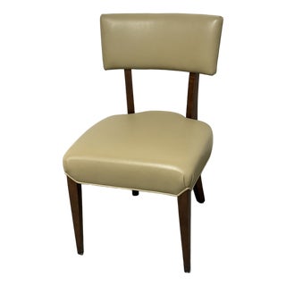 Swaim Felicity Leather Side Chair For Sale