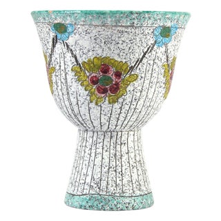 Italian Sgraffito Vase from Fratelli Fanciullacci, 1960s For Sale