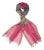 Aurora Hot Pink/Slate Blue Chevron Scarf For Sale