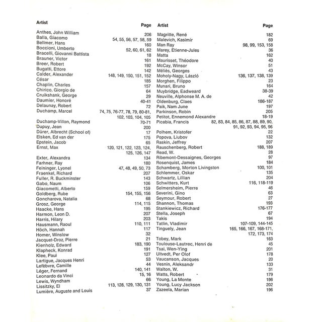White "The Machine as Seen at the End of the Mechanical Age" 1968 Hulten, K. G. Pontus For Sale - Image 8 of 12