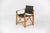 Oak & Leather Safari Chair For Sale - Image 10 of 10