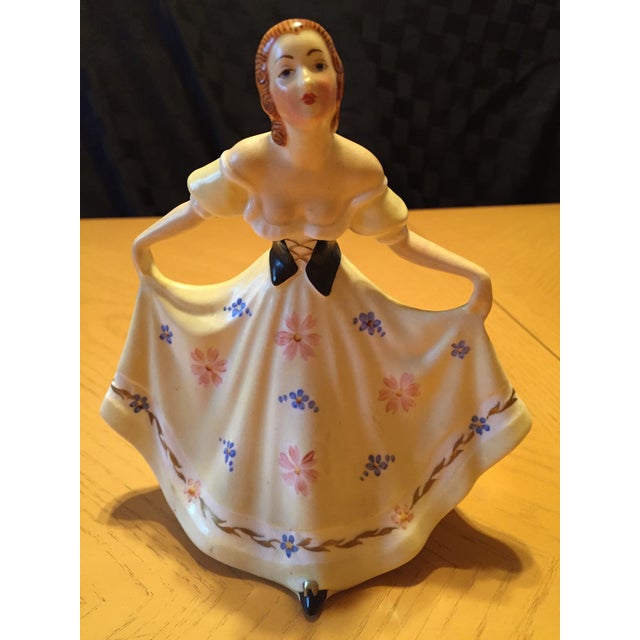 1940s Vintage Porcelain Lady Figurine Chairish