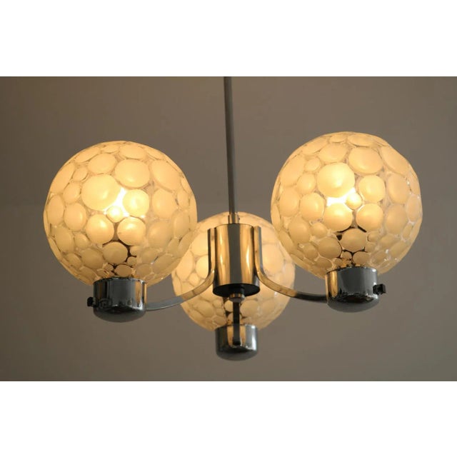 Vintage Ceiling Lamp in Chrome, 1970s For Sale - Image 4 of 6