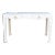 Modern White Lacquer Console For Sale
