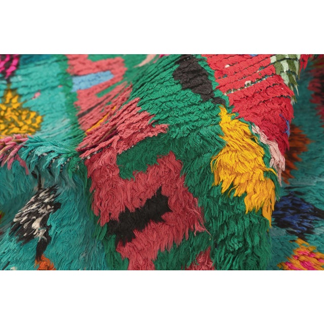 Vintage Azilal Moroccan Rug, 03'05 X 07'06 For Sale In Dallas - Image 6 of 10