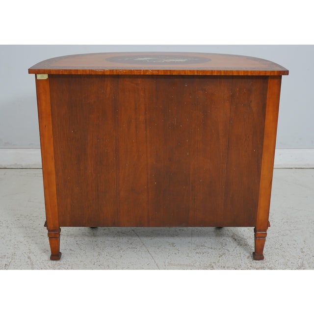 Maitland Smith Satinwood Paint Decorated Server For Sale - Image 10 of 12