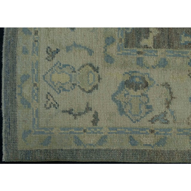 Turkish Oushak Rug 6'2" x 9'6" #18551 For Sale - Image 4 of 8