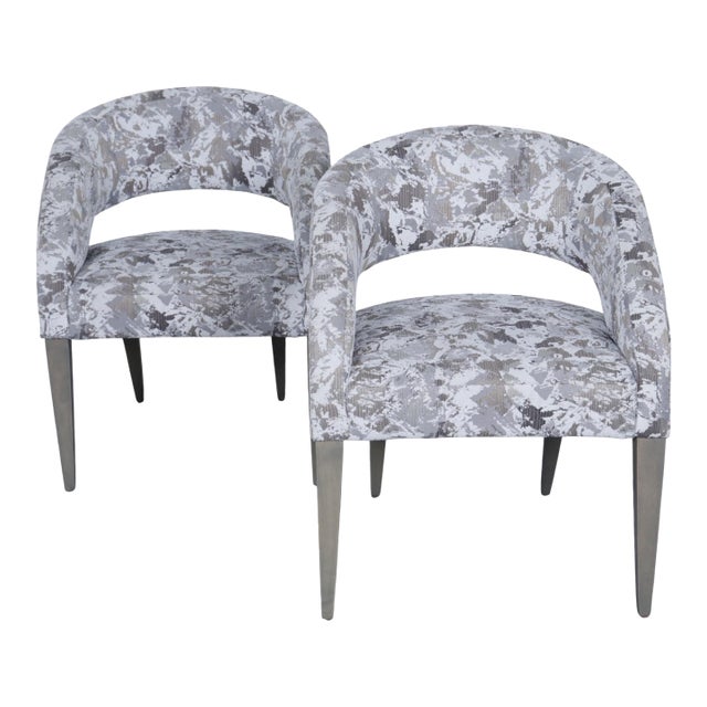 "Melone" Side Chairs Attr. To Stanley Jay Friedman, Set of 2 For Sale
