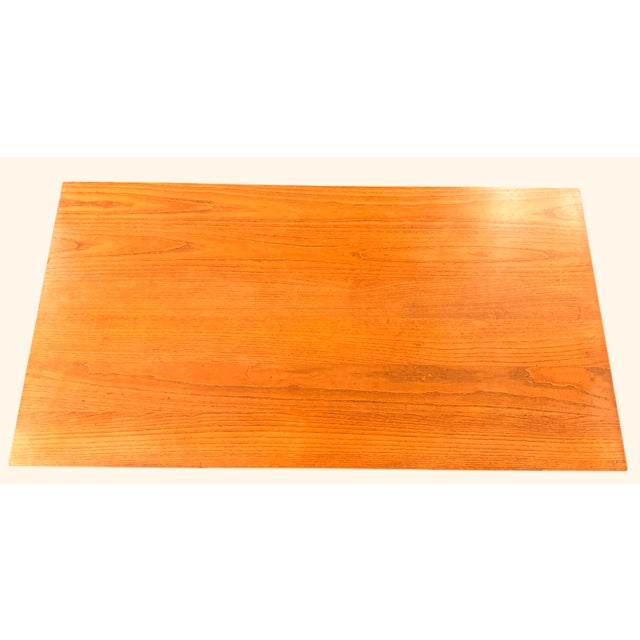 Ethan Allen Horizons Collection Solid Wood Coffee Table With Lower Shelf For Sale - Image 9 of 9