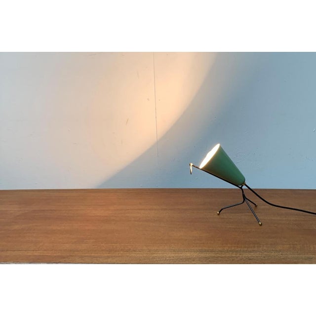 Mid-Century Stilnovo Style Tripod Cone Table Lamp, 1960s For Sale - Image 18 of 18