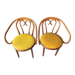 1960s Mid-Century Modern Empire State Chair Co Bentwood Chairs - a Pair For Sale