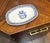 Vintage Brasao Blue and White Hand Painted Coat of Arms Catchall For Sale - Image 4 of 9