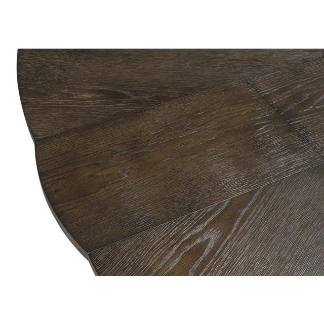 82 to 100 Inch Expandable Jupe Table With Self-Storing Leaves Seats 8-12, an Ap Exclusive by AntiquePurveyor For Sale - Image 10 of 11