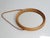 Mid-Century Scandinavian Modern Round Wooden Wall Mirror with Leather Cord, Denmark, 1960s For Sale - Image 4 of 9