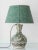 Mid-Century Modern Spanish Revival Table Lamp in Punter Green and Black Ceramic, 1970s For Sale - Image 9 of 16