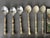 Brutalist Table Cutlery by David Marshall, 1980, Set of 29 For Sale - Image 3 of 5
