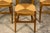 Set of 12 French Louis Philippe Style Walnut Dining Chairs With Rush Seats For Sale In New York - Image 6 of 18
