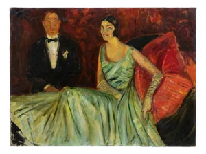 Antonio Feltrinelli, The Theatre Stage, Original Painting on Canvas, 1930s