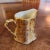 1960s Weeping Gold Creamer + Sugar Set 22kt Bel Terr For Sale - Image 9 of 12