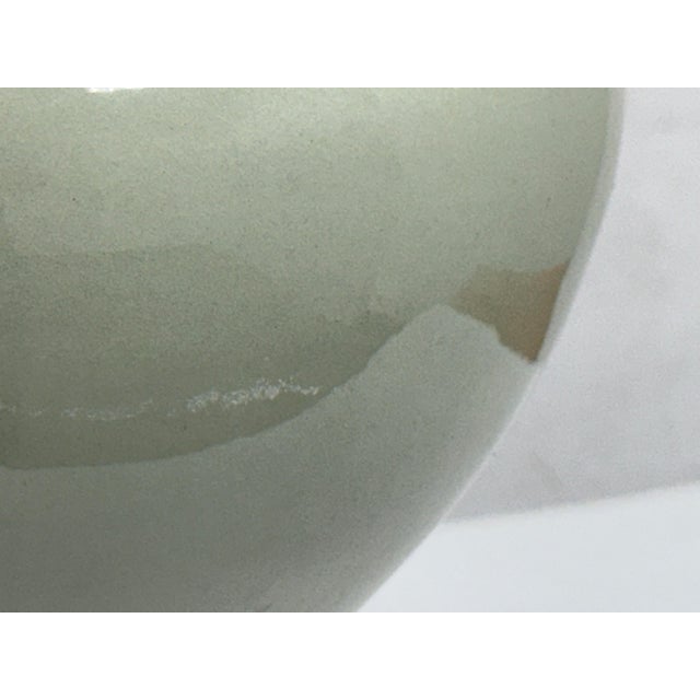 VIntage Chinese Ginger Jar Celadon Ceramic Table Lamp For Sale - Image 9 of 12