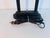 1980s Robert Sonneman Post Modern Halogen Black Table Lamp For Sale - Image 10 of 12