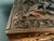 19th Century Antique Kashmiri Hand-Carved Monogrammed Walnut Box With Original Key For Sale - Image 6 of 18