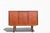 Danish Compact Teak Cabinet with Sliding Doors and Bar Compartment For Sale - Image 6 of 15