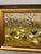 Traditional 20th Century Oil Painting Chickens For Sale - Image 3 of 5