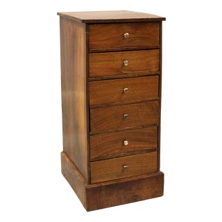 Bedside Table in Walnut For Sale