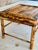 Charming vintage bamboo stool featuring a classic scorched finish and clean, versatile lines. Perfect as a decorative...