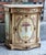 French French-Style Floral Cabinet – Hand-Painted Romantic Details, Marble Top & Ornate Bronze Accents For Sale - Image 3 of 3