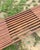 Wood Vintage Expandable Slat Bench Attributed to John Keal for Brown Saltman For Sale - Image 7 of 11