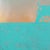Textile La Sunrise - Abstract Gradient Beach Scene Teal Tone Still Life Acrylic Painting by Kathleen Keifer For Sale - Image 7 of 9