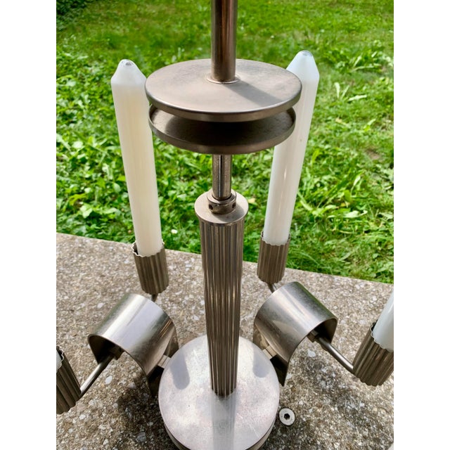 Vintage Art Deco Chandelier, 1930 For Sale - Image 10 of 18