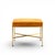 Mid 20th Century Paul McCobb for Calvin Mid Century Brass X Base Stools - Pair For Sale - Image 5 of 10