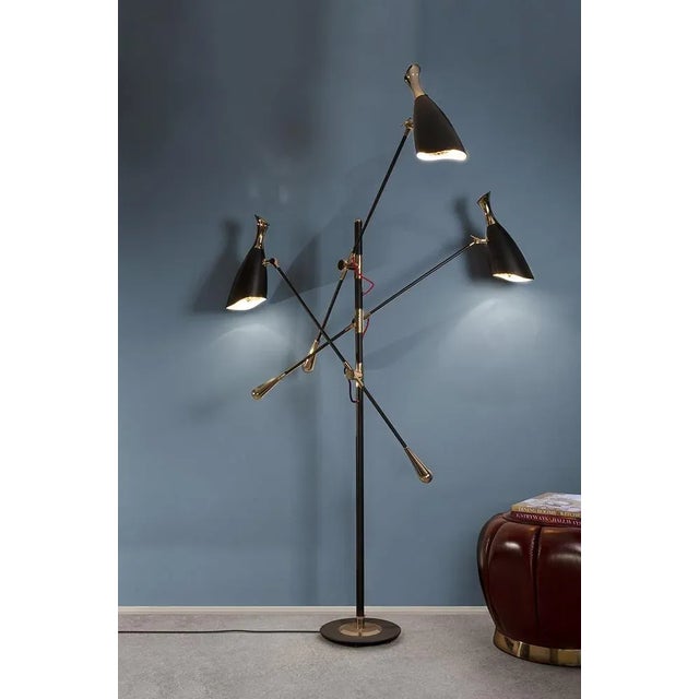 Duke Floor Lamp by DelightFULL For Sale - Image 6 of 10