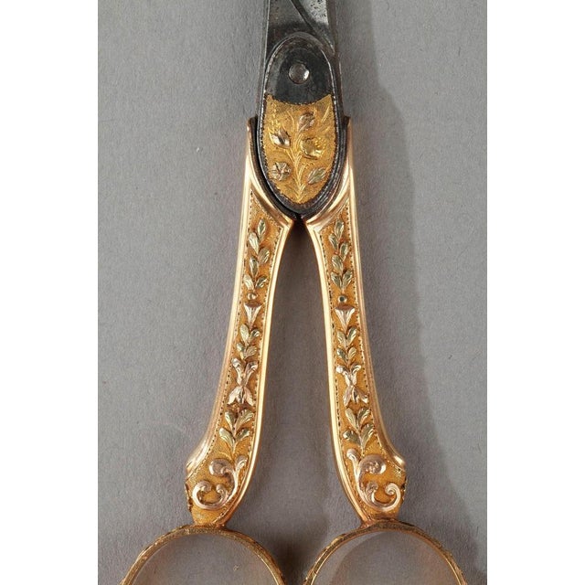 18th Century Gold Sewing Box with Wax Case For Sale - Image 10 of 16