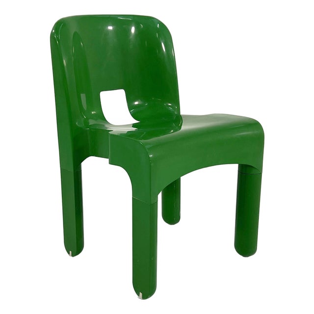 Model 4868 Green Universale Chair by Joe Colombo for Kartell, 1970s For Sale