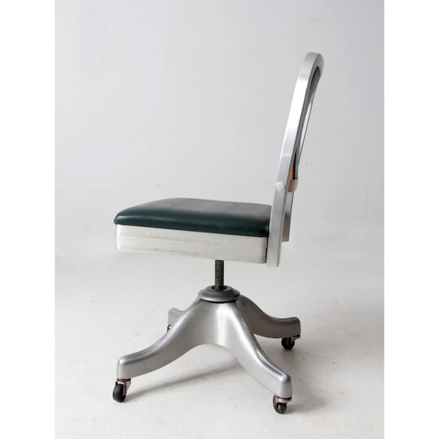 Mid-Century Shaw-Walker Swivel Desk Chair For Sale - Image 4 of 14