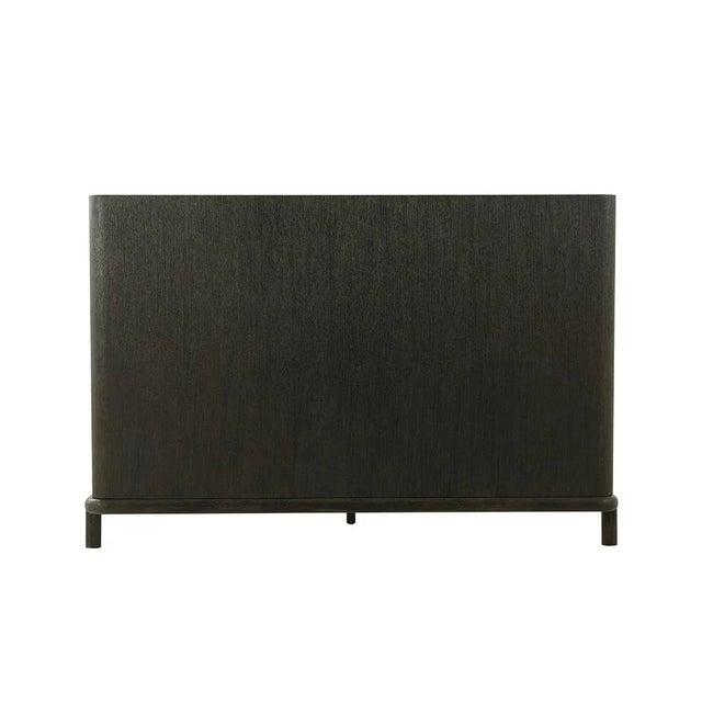 Charcoal Dark Modern Oak Bed For Sale - Image 8 of 8