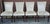 A Set of Four Hickory Chair Furniture Made-To-Order Waved Velvet Upholstered Dining Chairs. The fabric has a distinctive...