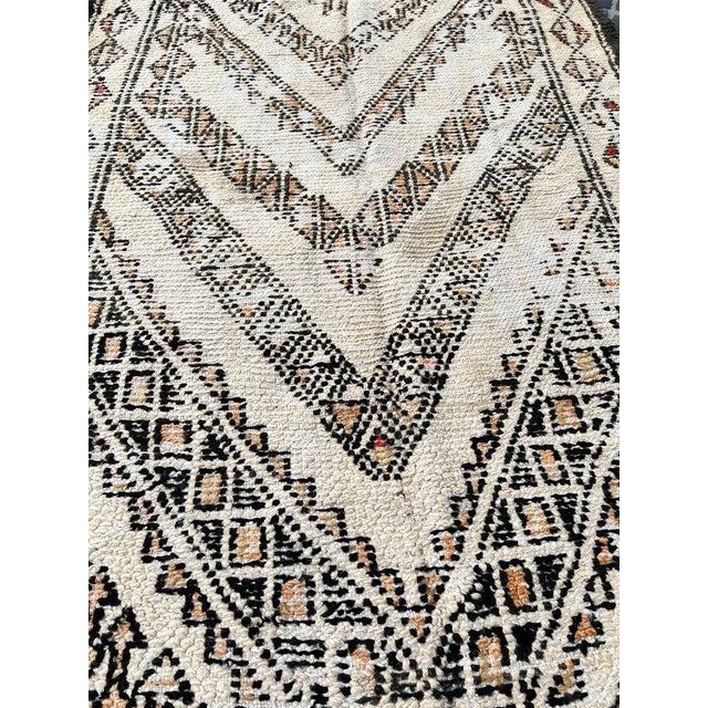 Antique Morrocan Rug For Sale - Image 4 of 4